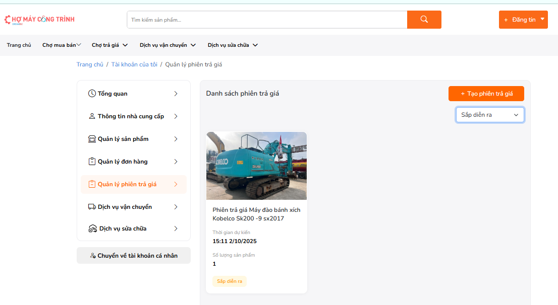 Màn hình đăng ký