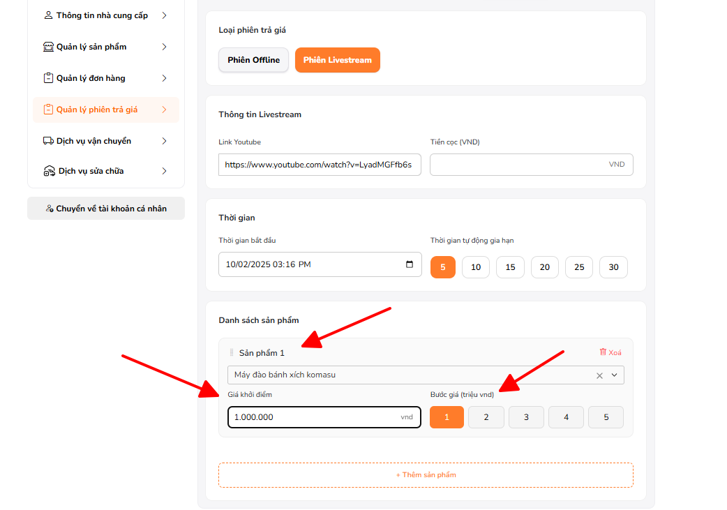 Màn hình đăng ký