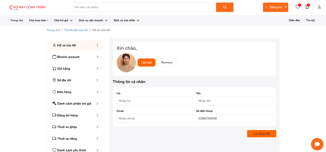 Thông tin thu thập từ Người mua Thông tin thu thập từ Người mua